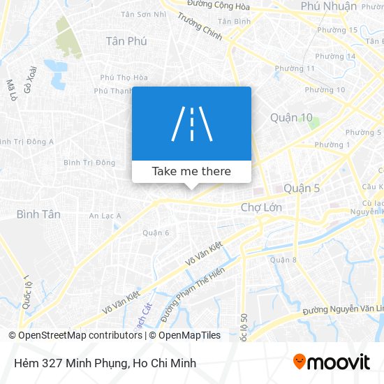 Hẻm 327 Minh Phụng map