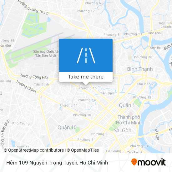 Hẻm 109 Nguyễn Trọng Tuyển map