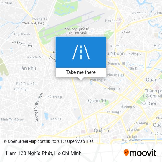 Hẻm 123 Nghĩa Phát map
