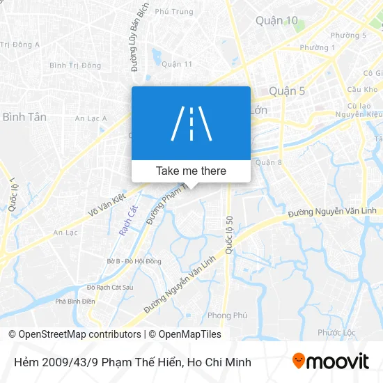Hẻm 2009/43/9 Phạm Thế Hiển map