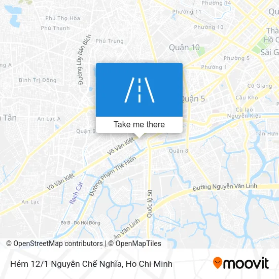 Hẻm 12/1 Nguyễn Chế Nghĩa map