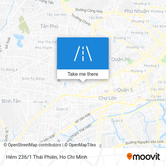 Hẻm 236/1 Thái Phiên map