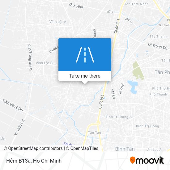 Hẻm B13a map