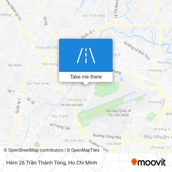 Hẻm 26 Trần Thánh Tông map