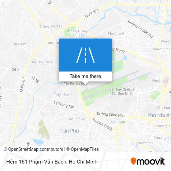 Hẻm 161 Phạm Văn Bạch map