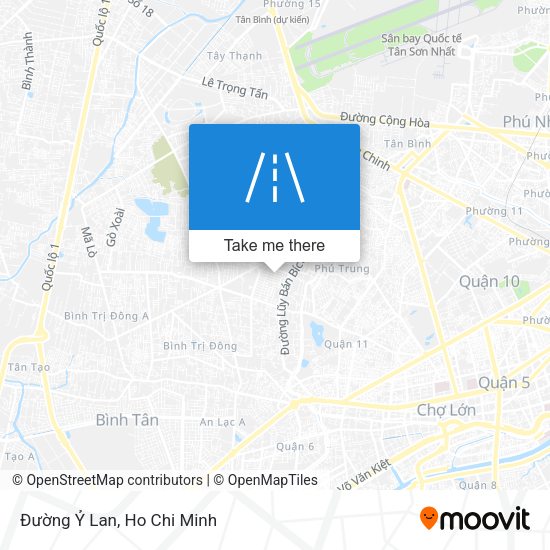 Đường Ỷ Lan map