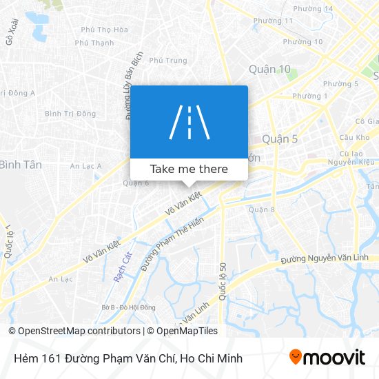 Hẻm 161 Đường Phạm Văn Chí map