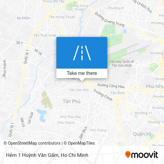 Hẻm 1 Huỳnh Văn Gấm map