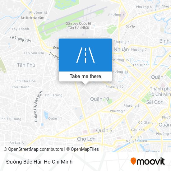 Đường Bắc Hải map