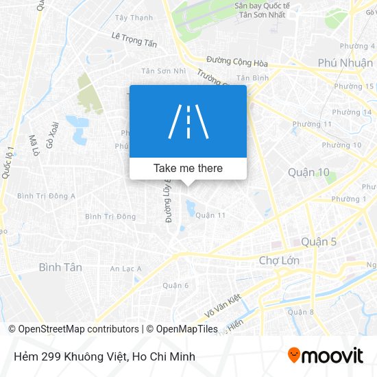 Hẻm 299 Khuông Việt map