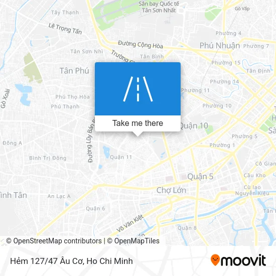 Hẻm 127/47 Âu Cơ map