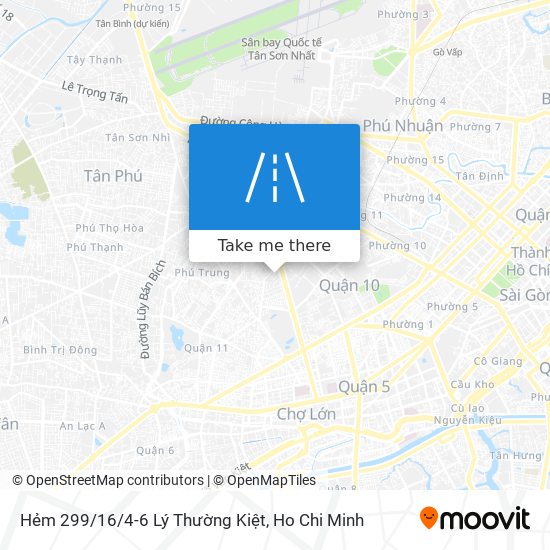 Hẻm 299/16/4-6 Lý Thường Kiệt map