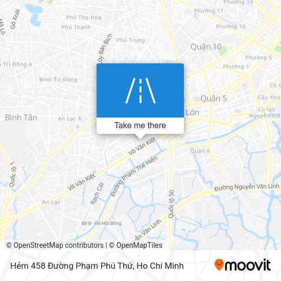 Hẻm 458 Đường Phạm Phú Thứ map