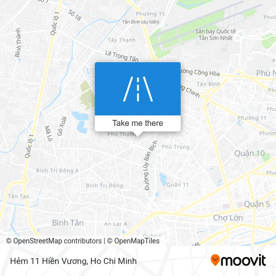 Hẻm 11 Hiền Vương map