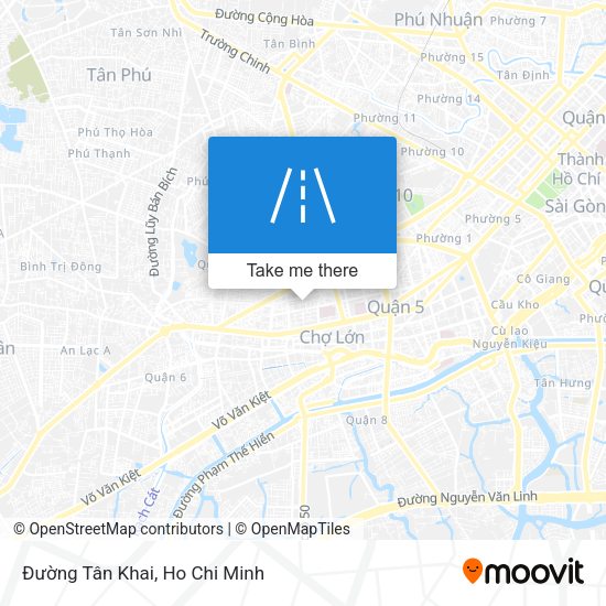 Đường Tân Khai map