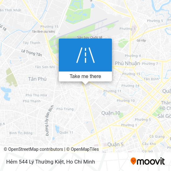 Hẻm 544 Lý Thường Kiệt map
