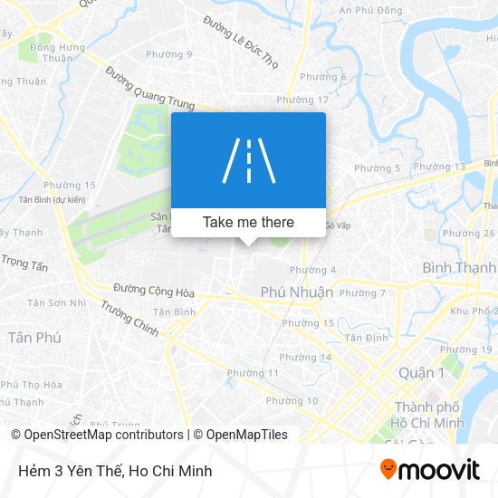 Hẻm 3 Yên Thế map