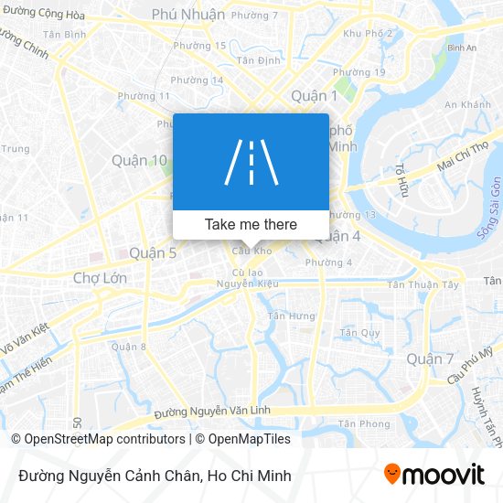Đường Nguyễn Cảnh Chân map