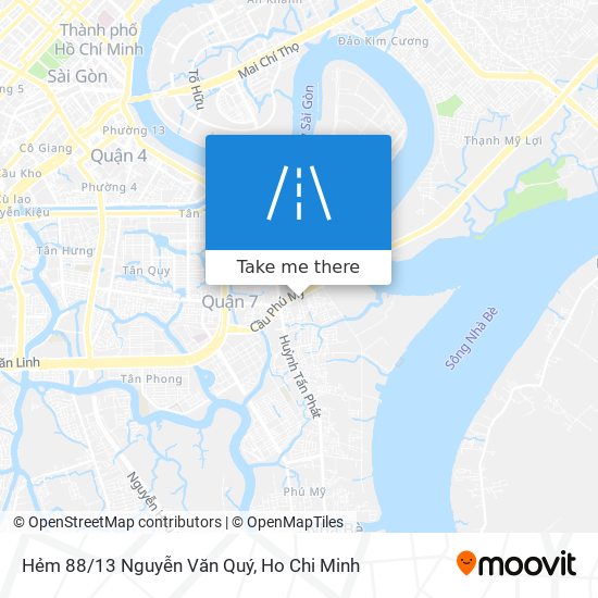 Hẻm 88/13 Nguyễn Văn Quý map