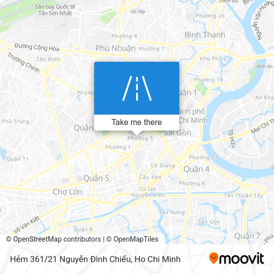 Hẻm 361/21 Nguyễn Ðình Chiểu map