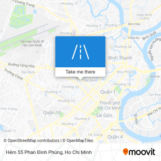 Hẻm 55 Phan Đình Phùng map
