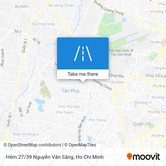Hẻm 27/39 Nguyễn Văn Săng map