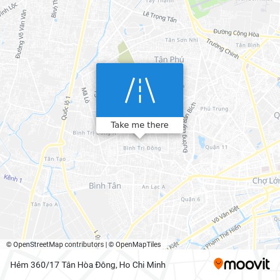 Hẻm 360/17 Tân Hòa Đông map