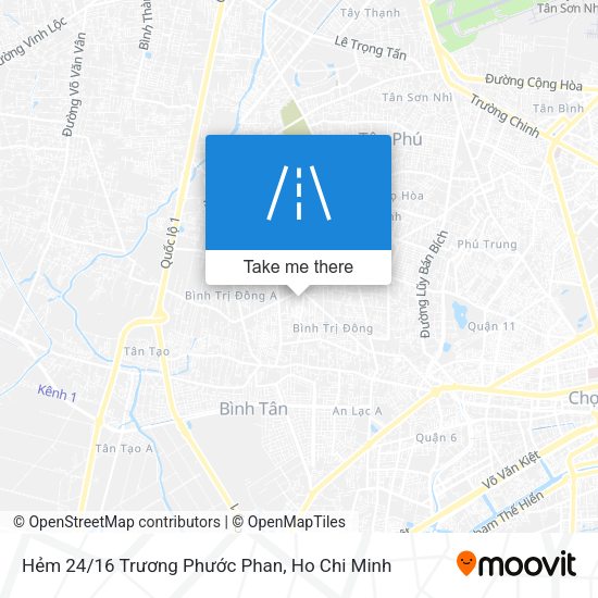 Hẻm 24/16 Trương Phước Phan map