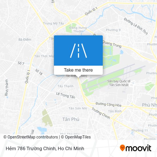 Hẻm 786 Trường Chinh map