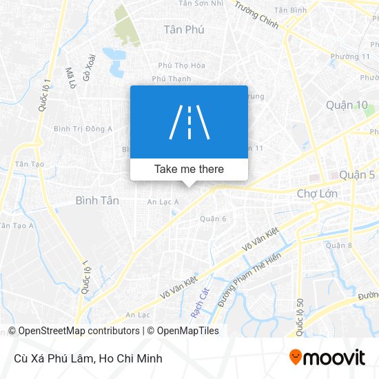 Cù Xá Phú Lâm map