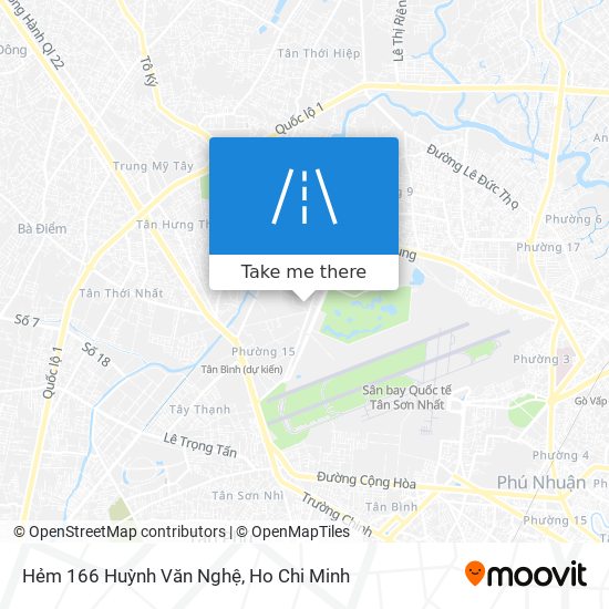 Hẻm 166 Huỳnh Văn Nghệ map