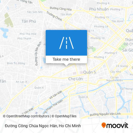 Đường Công Chúa Ngọc Hân map