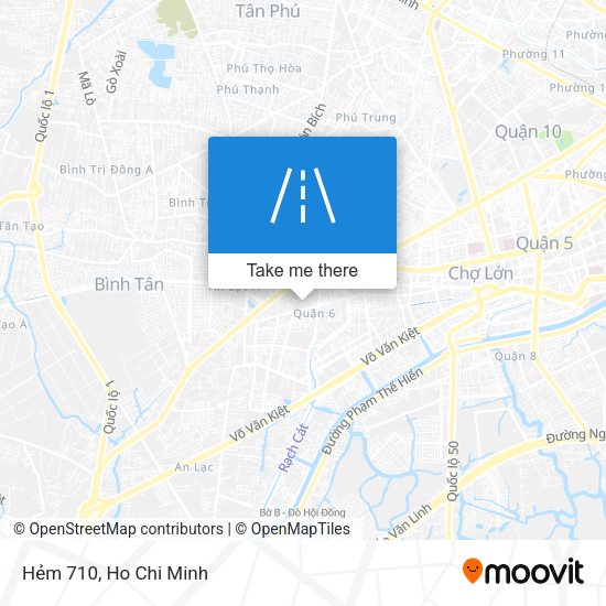 Hẻm 710 map