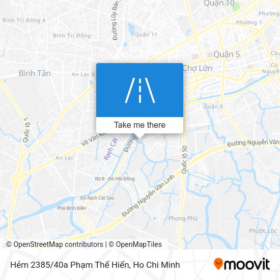 Hẻm 2385/40a Phạm Thế Hiển map