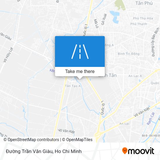 Đường Trần Văn Giàu map