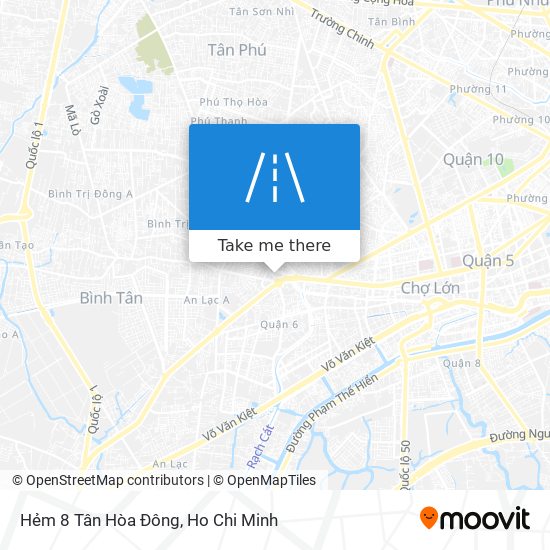 Hẻm 8 Tân Hòa Đông map