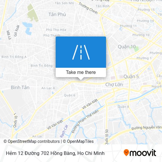 Hẻm 12 Đường 702 Hồng Bàng map
