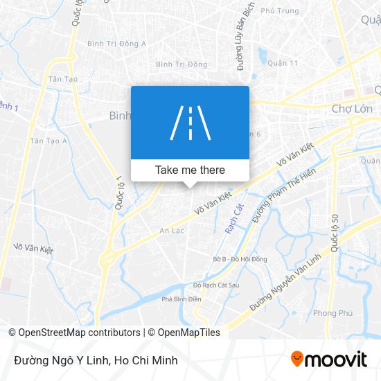 Đường Ngô Y Linh map