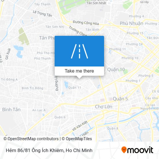 Hẻm 86/81 Ông Ích Khiêm map
