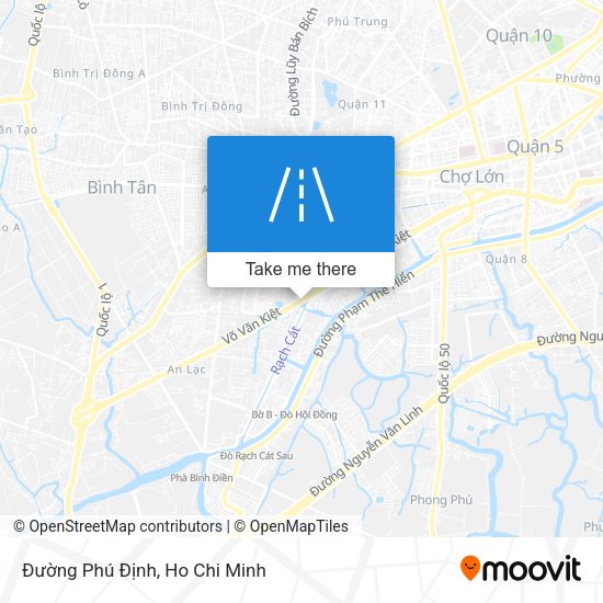 Đường Phú Định map