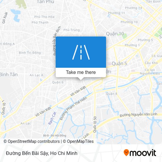 Đường Bến Bãi Sậy map
