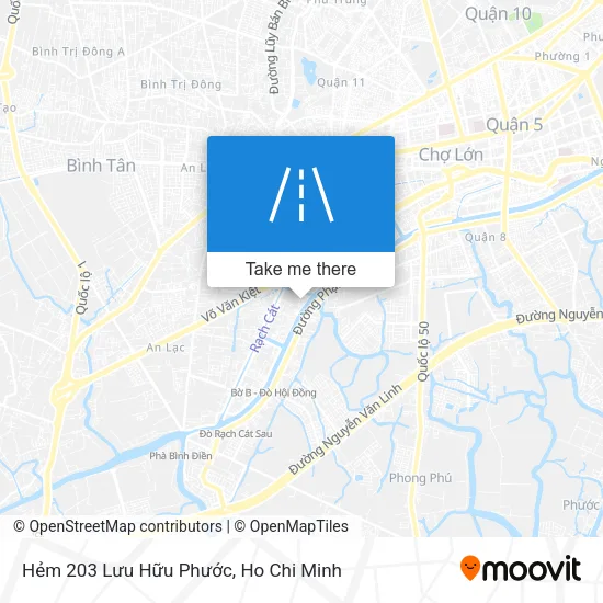 Hẻm 203 Lưu Hữu Phước map