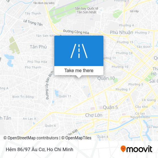 Hẻm 86/97 Âu Cơ map