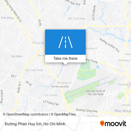 Đường Phan Huy Ích map