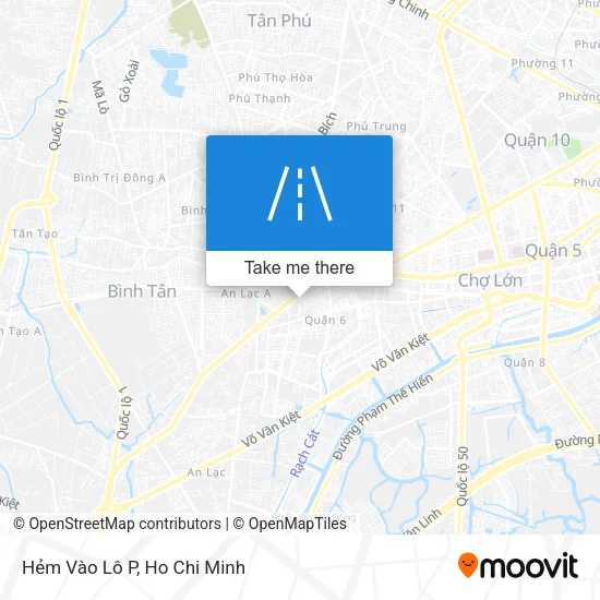 Hẻm Vào Lô P map