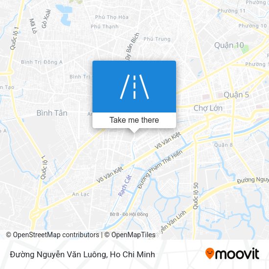 Đường Nguyễn Văn Luông map