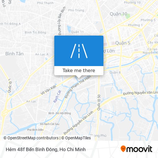 Hẻm 48f Bến Bình Đông map