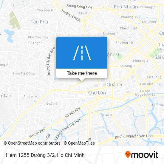Hẻm 1255 Đường 3/2 map