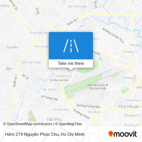 Hẻm 219 Nguyễn Phúc Chu map