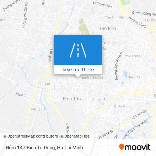 Hẻm 147 Bình Trị Đông map